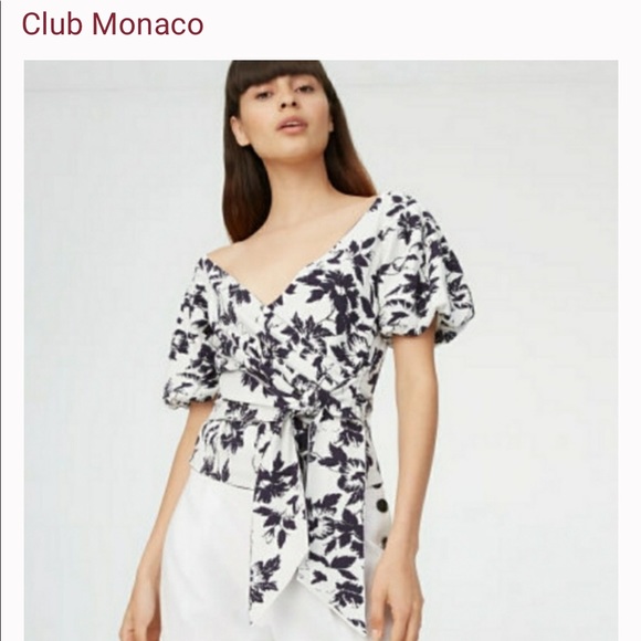 Club Monaco Sweaters - Club Monaco Japera Wrap Sweater Size L